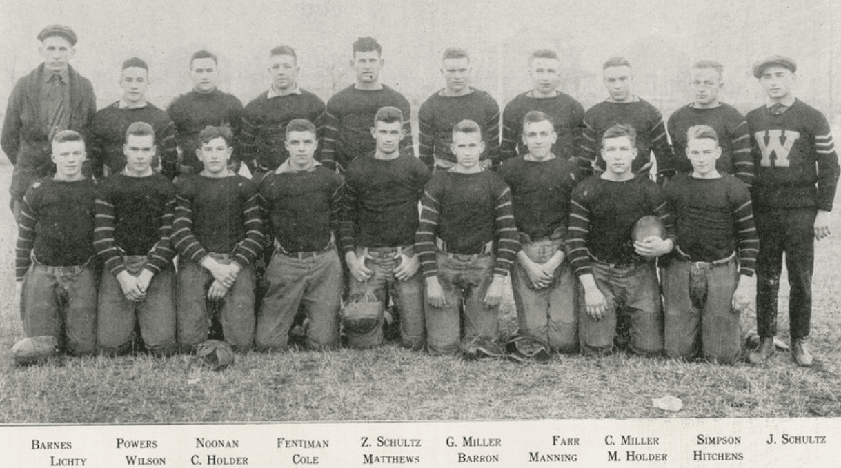 1917 West High Football Team