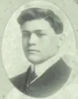 1914 yearbook portrait of Clarence Baldwin