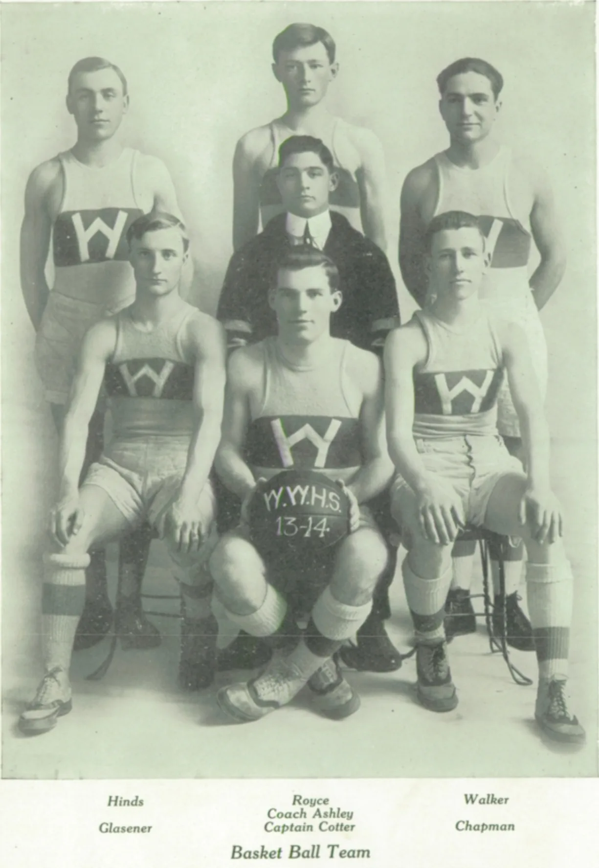 Boys Varsity Basketball team photograph