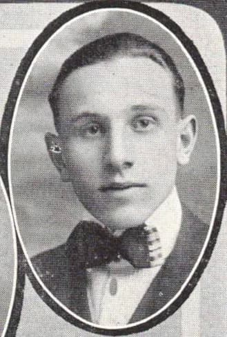 George Rausch yearbook portrait