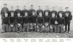 Boys Varsity Football team photograph