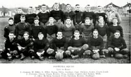 Boys Varsity Football team photograph