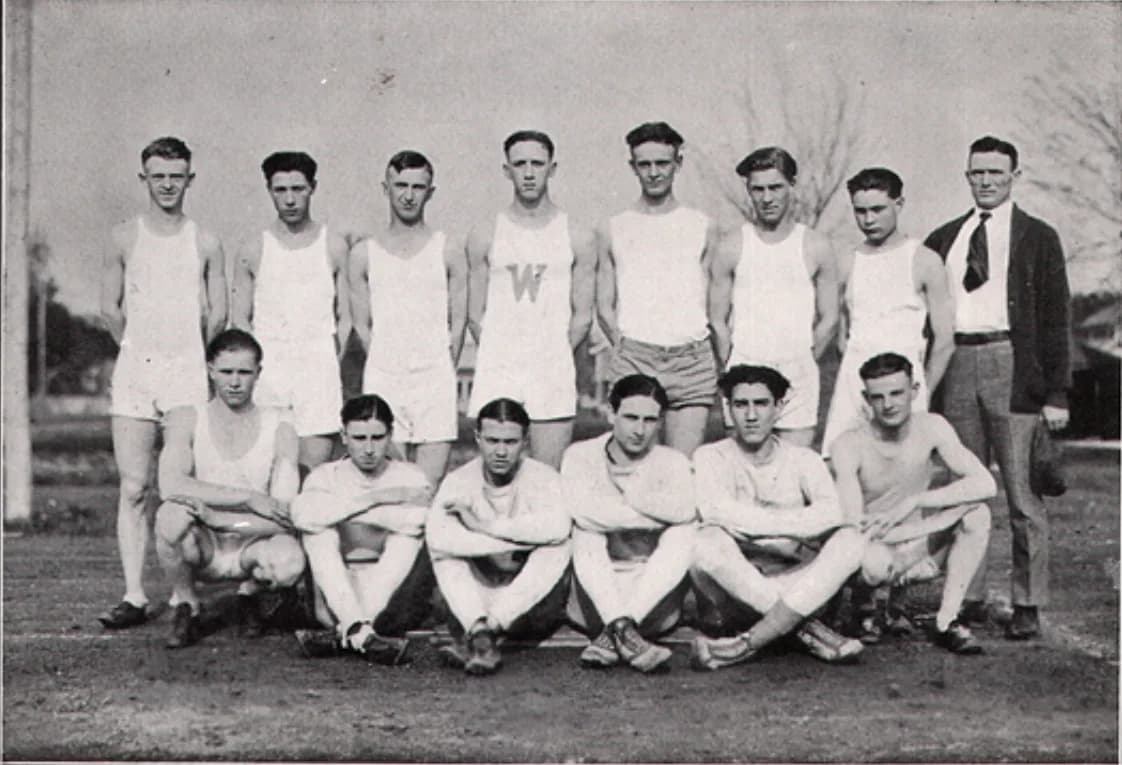 Boys Varsity Track & Field team photograph