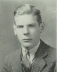 1936 yearbook portrait of Woodrow Bowman