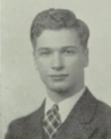 1937 yearbook portrait of Dave Buck