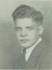 1937 yearbook portrait of Jerome Kaplan