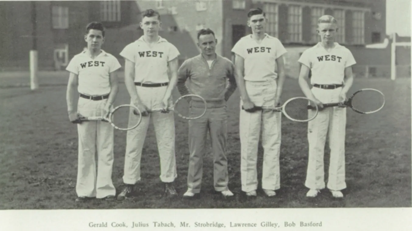 Boys Varsity Tennis team photograph