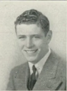 1938 yearbook portrait of Robert Buxton