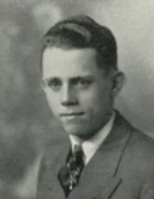 Wallace Gates yearbook portrait