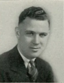 1938 yearbook portrait of Marvin Lampman