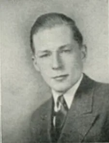 1938 yearbook portrait of Max Paige