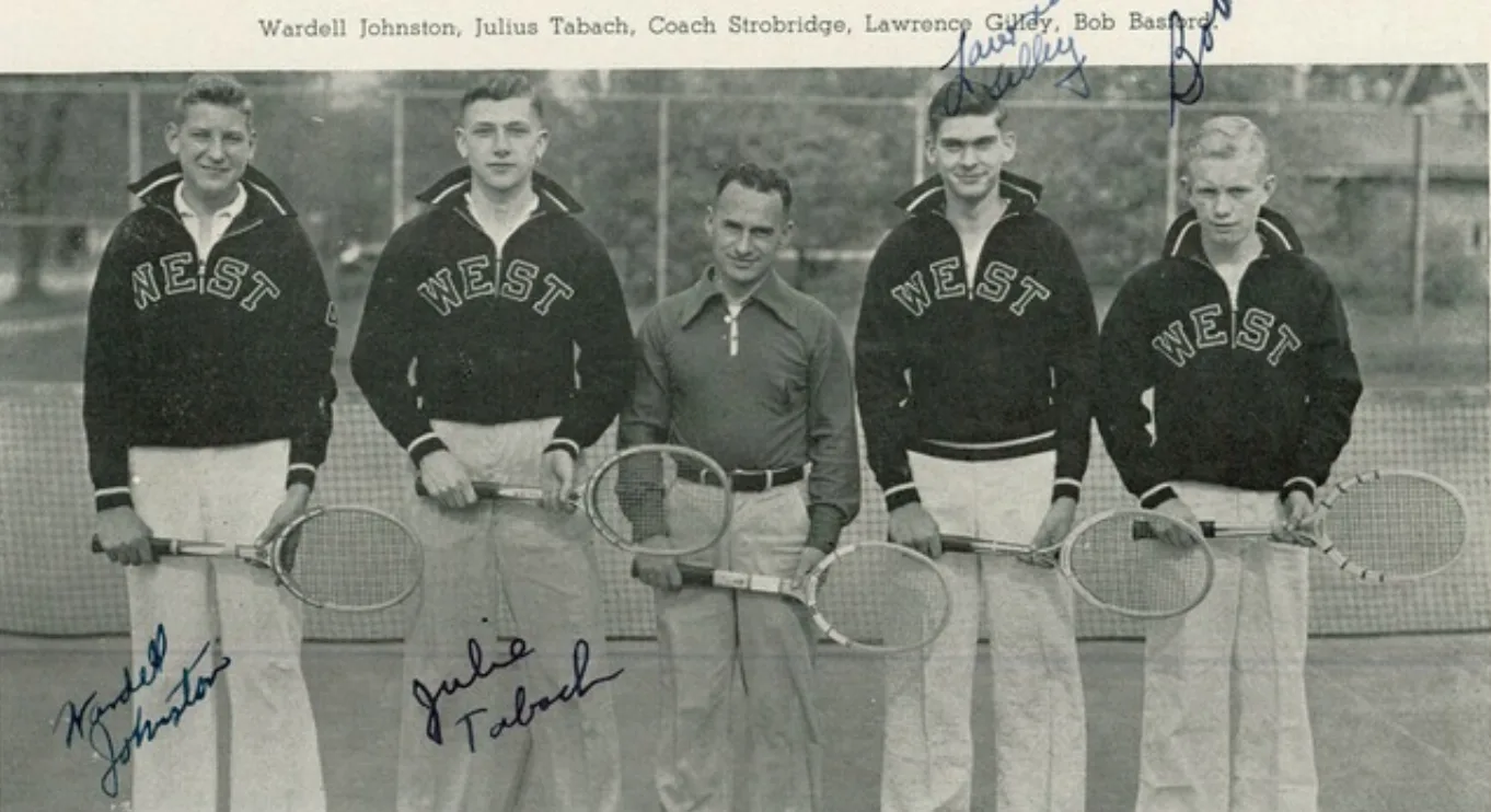 Boys Varsity Tennis team photograph