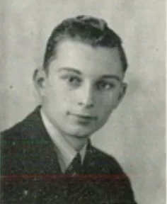 1939 yearbook portrait of Robert Jacklin