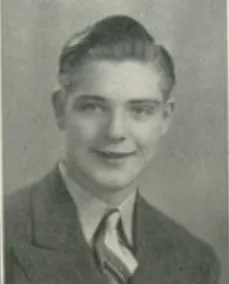 1939 yearbook portrait of James Walker