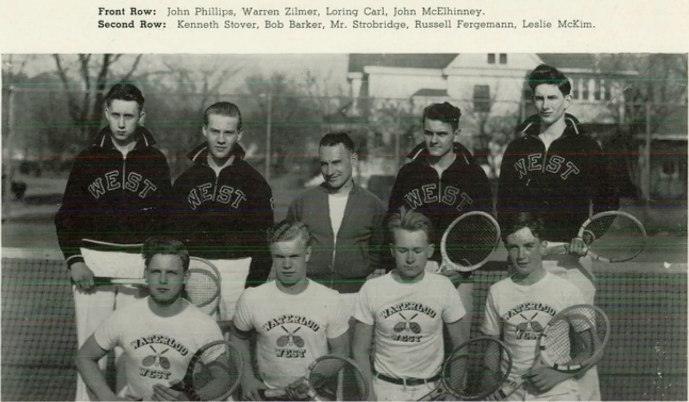 Boys Varsity Tennis team photograph