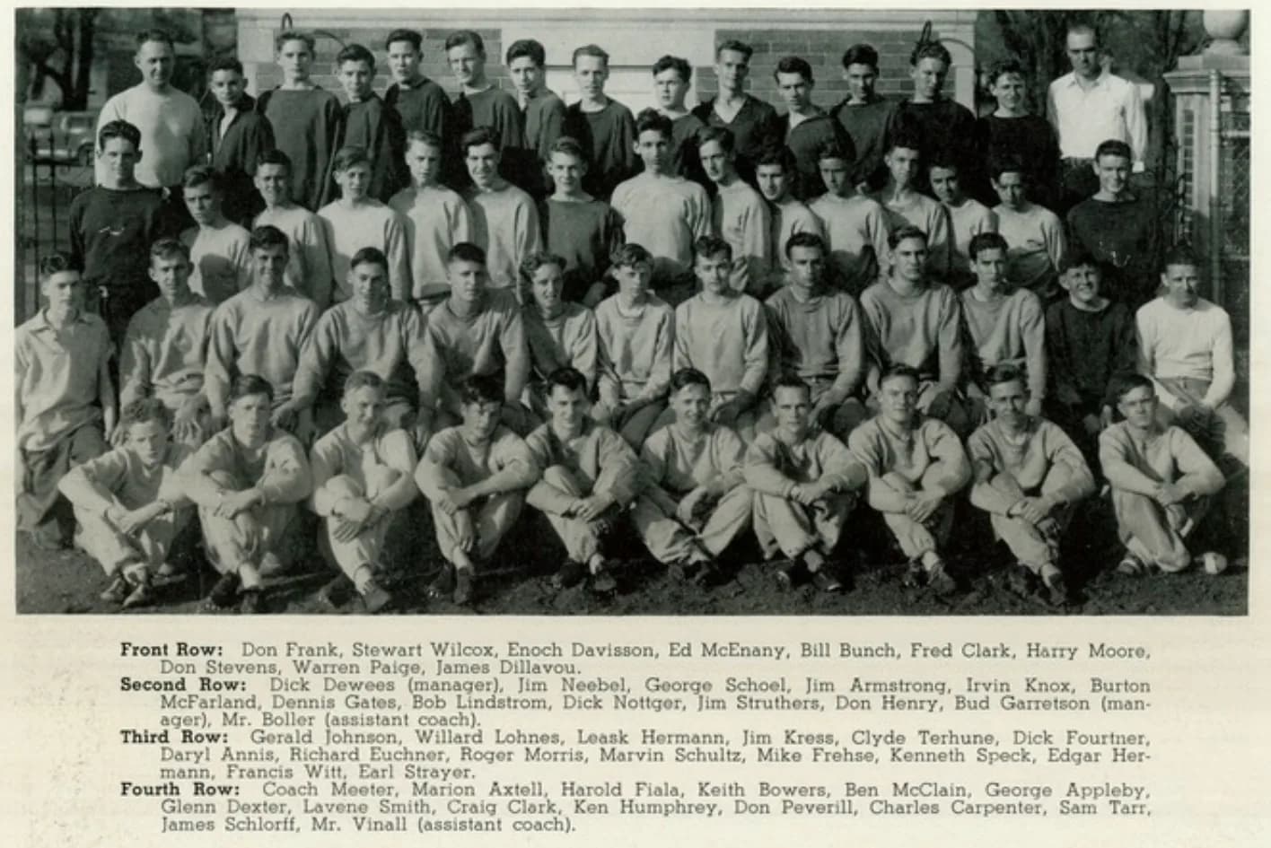 Boys Varsity Track & Field team photograph