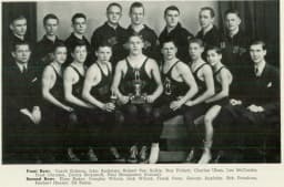 Boys Varsity Wrestling team photograph