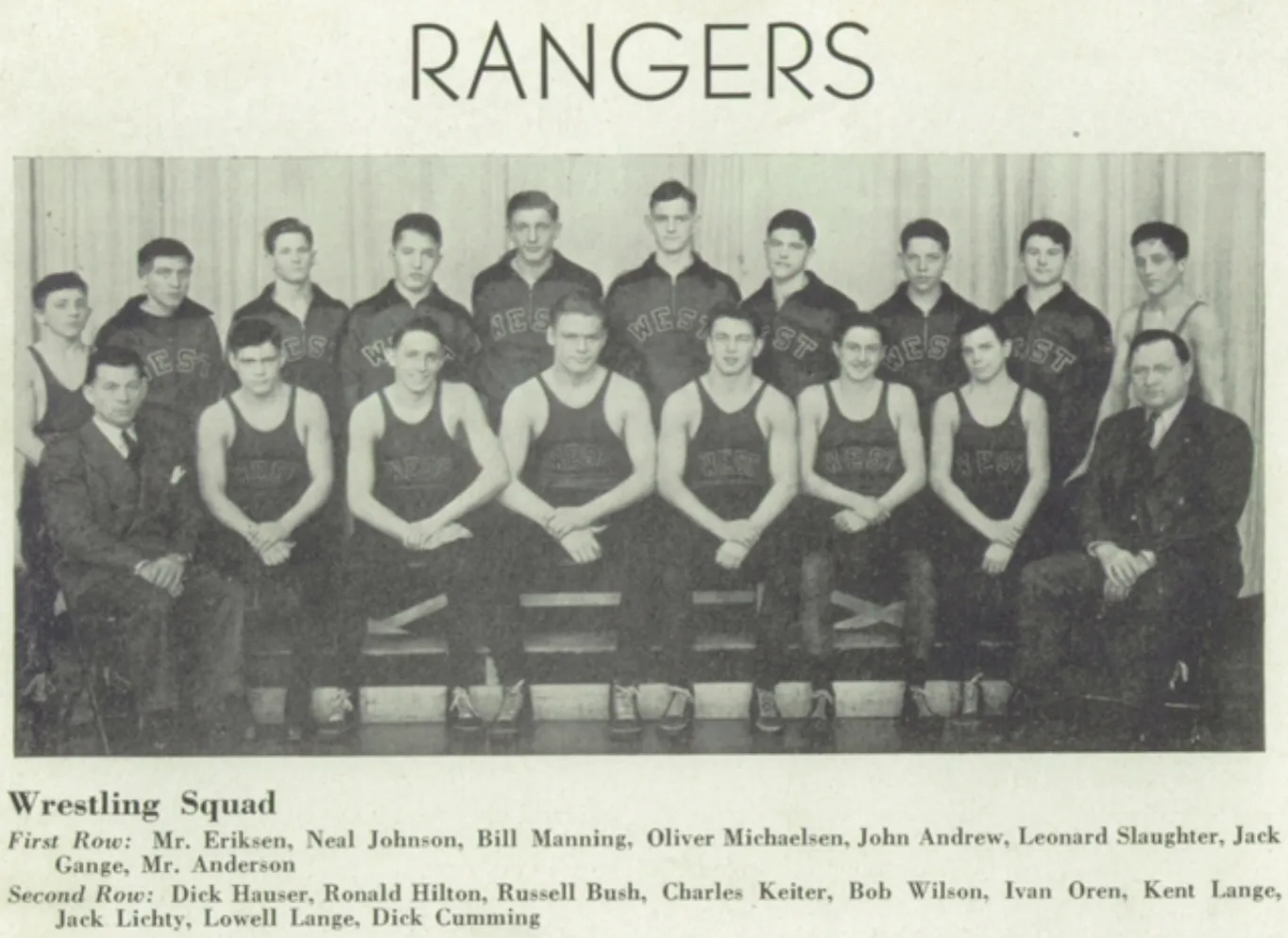 Boys Varsity Wrestling