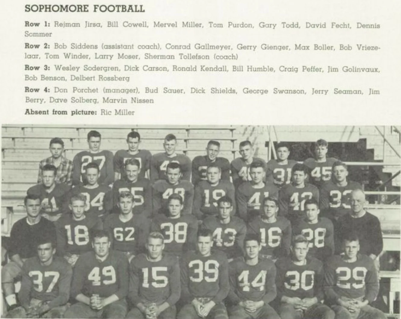 Boys Soph Football