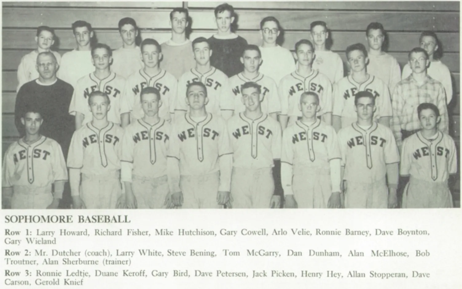 Boys Soph Baseball