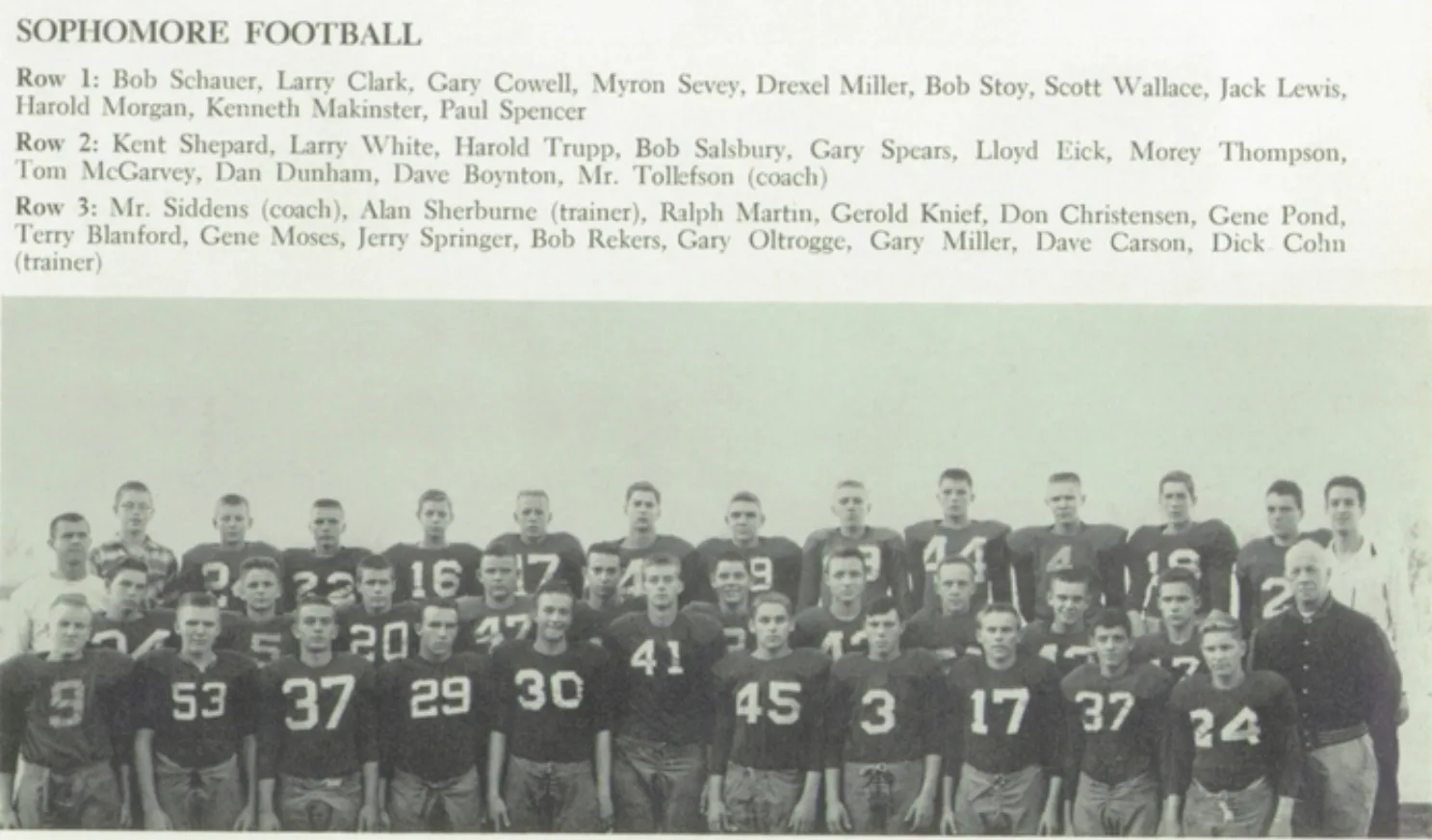 Boys Soph Football