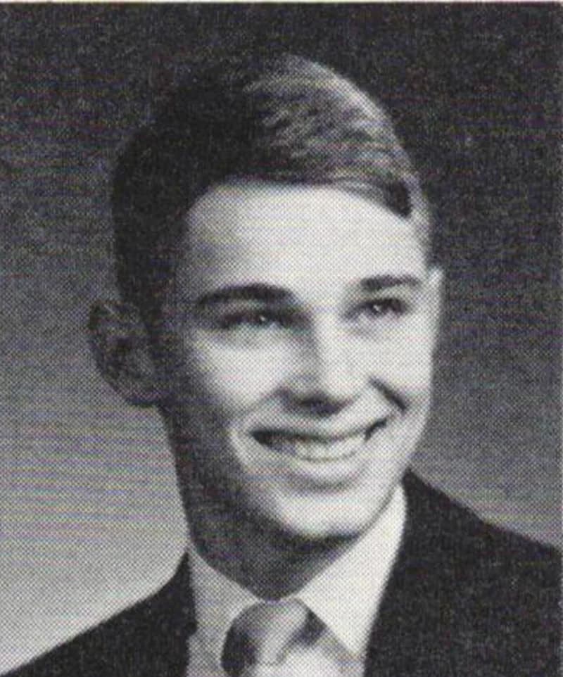 Alan McElhose yearbook portrait