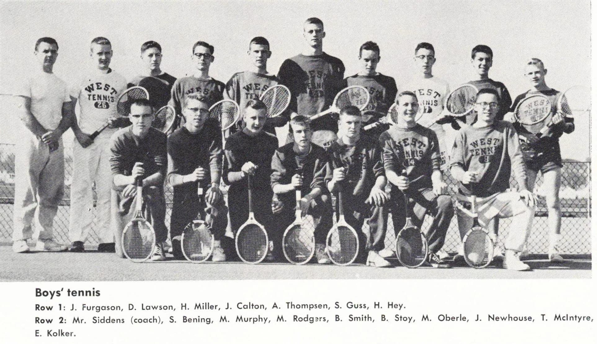Boys Varsity Tennis