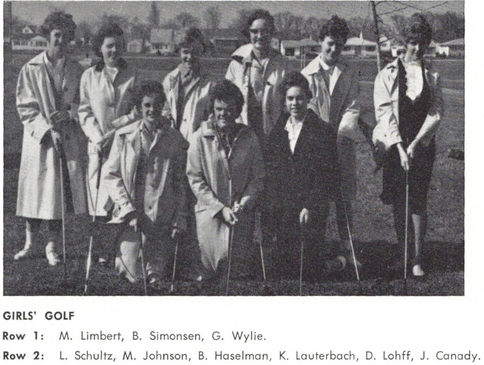 Girls Varsity Golf