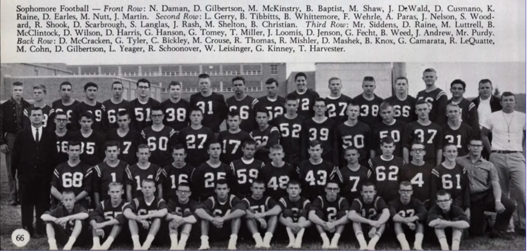 Boys Sophomore Football