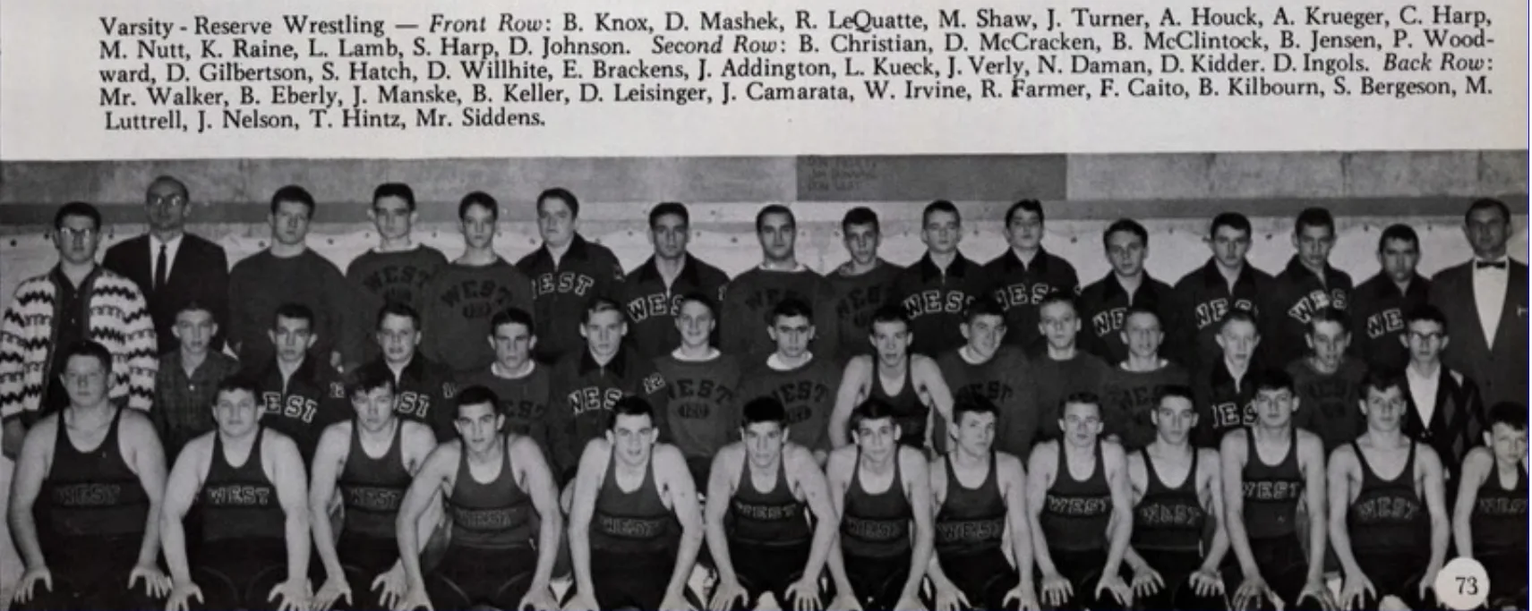 Boys JV Wrestling
