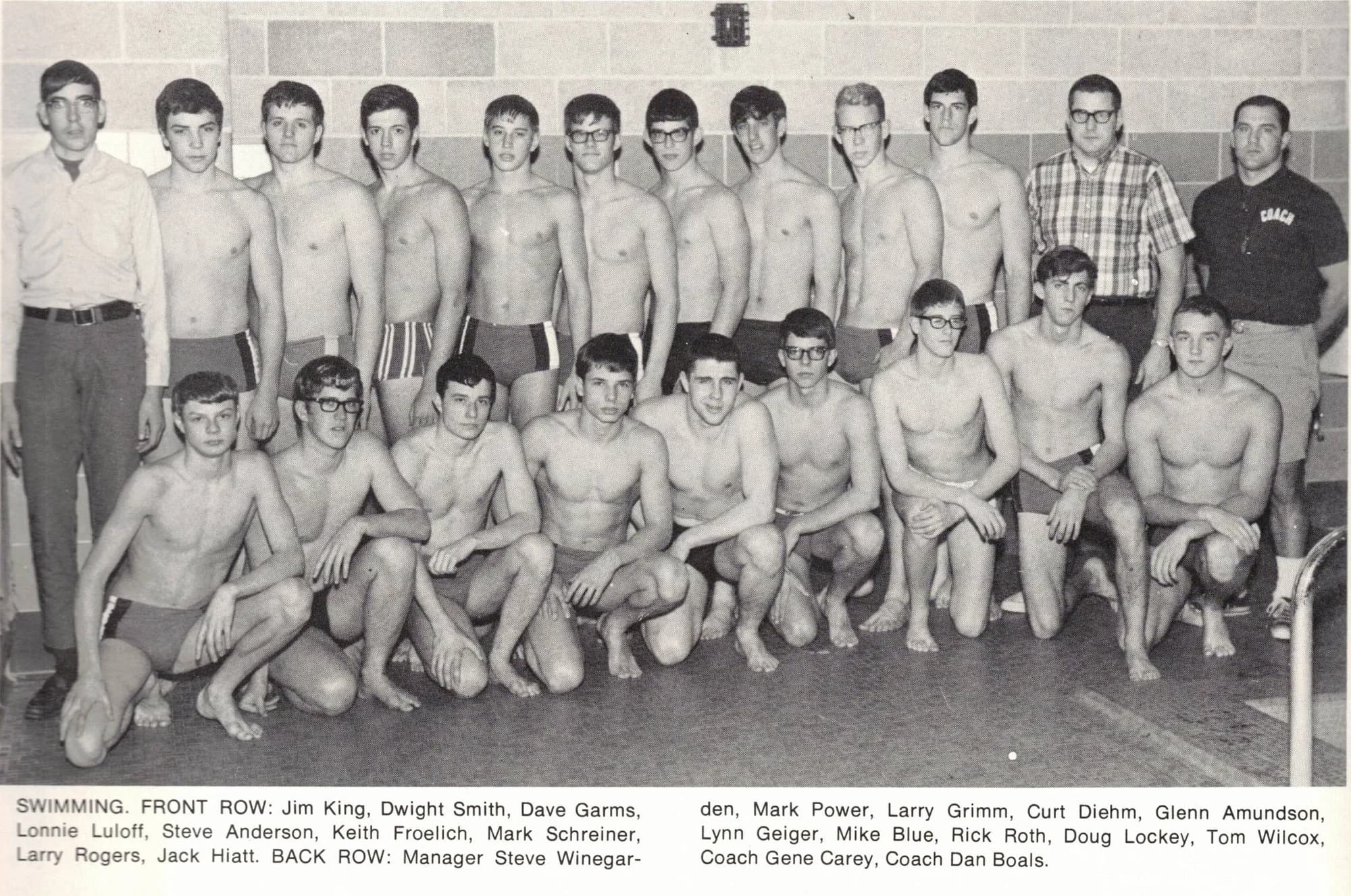 Boys Varsity Swimming