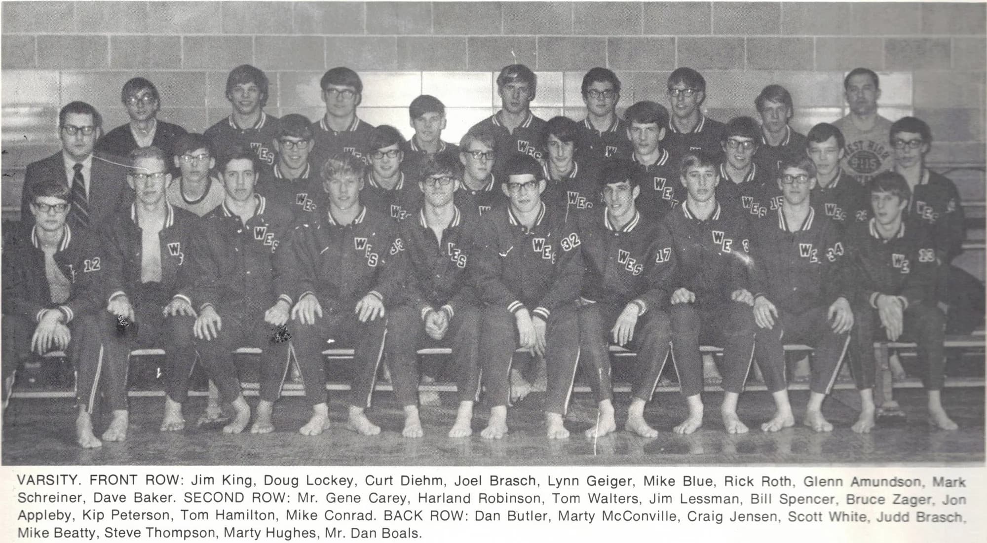 Boys Varsity Swimming