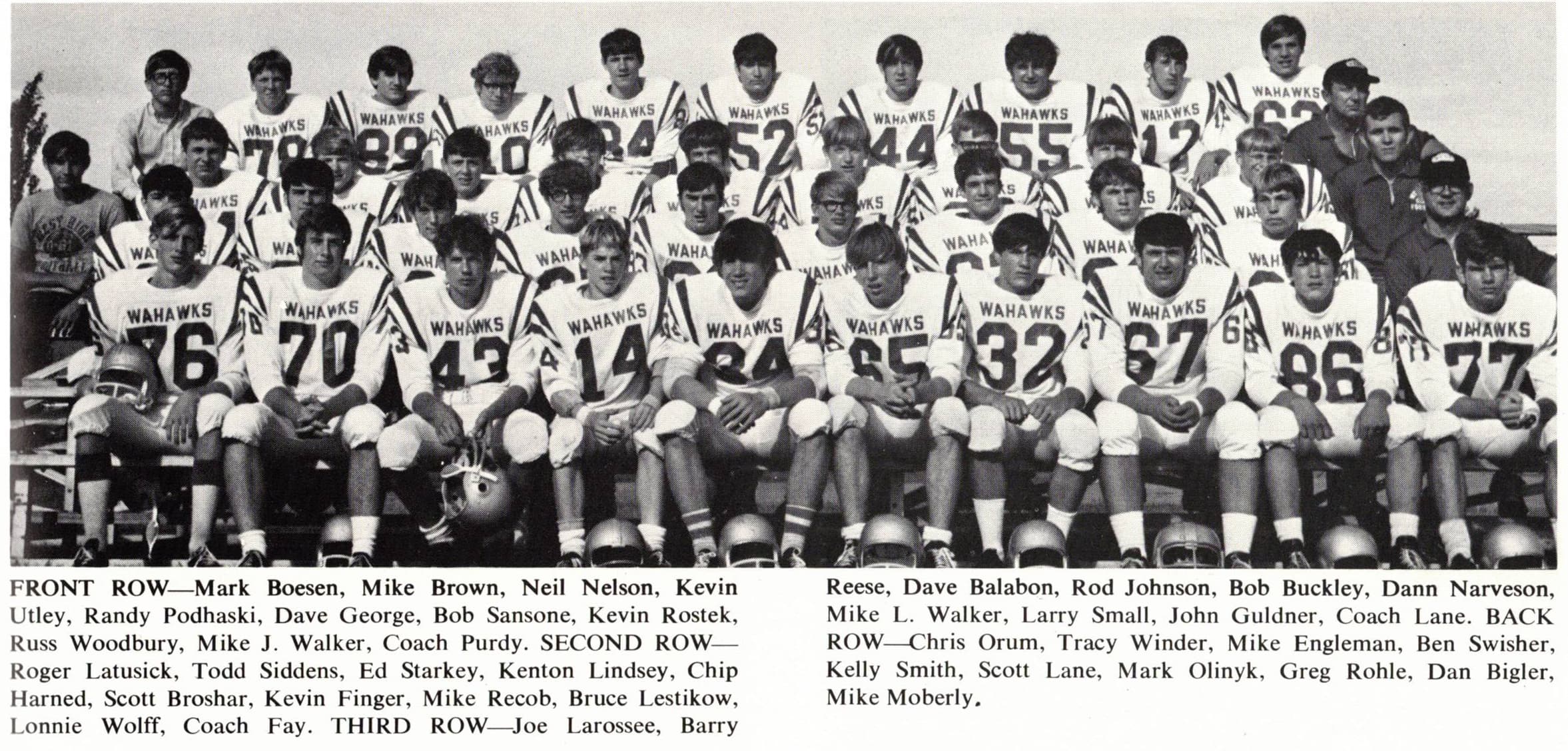 Football Sophomore Team Photograph