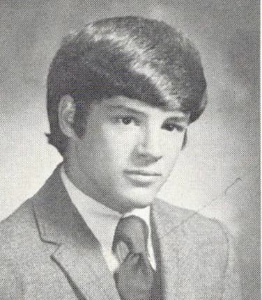 1971 yearbook portrait of Jon Bagenstos