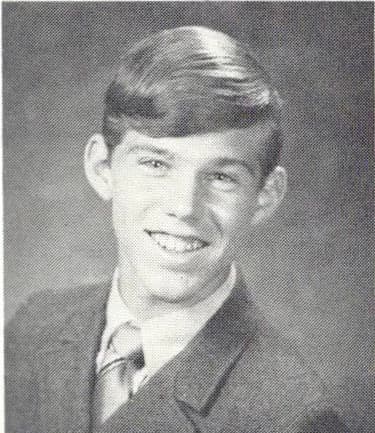 1971 yearbook portrait of Craig Fairbanks