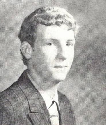 1971 yearbook portrait of Mike Koloc