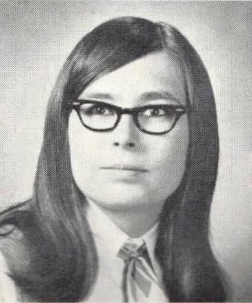 1971 yearbook portrait of Patti Miltenberger