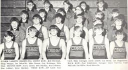 Boys JV Wrestling team photograph