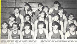 Boys Varsity Wrestling team photograph