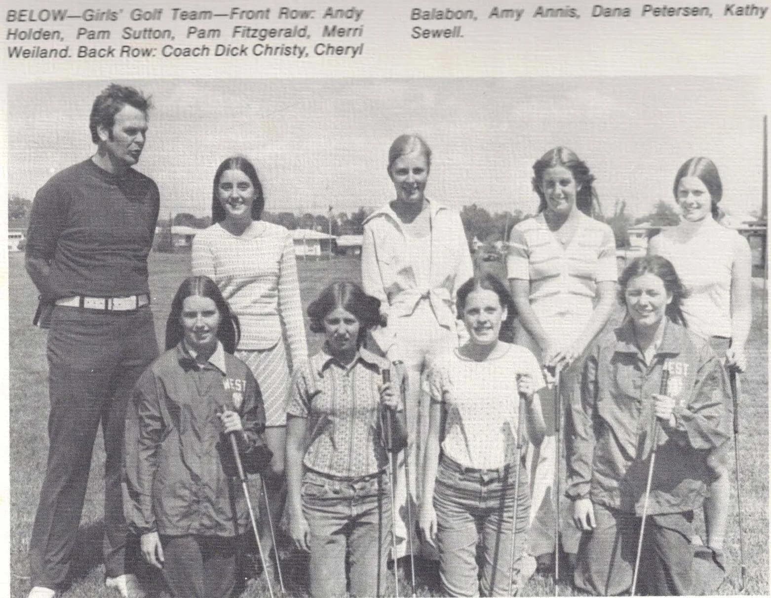 Girls Varsity Golf
