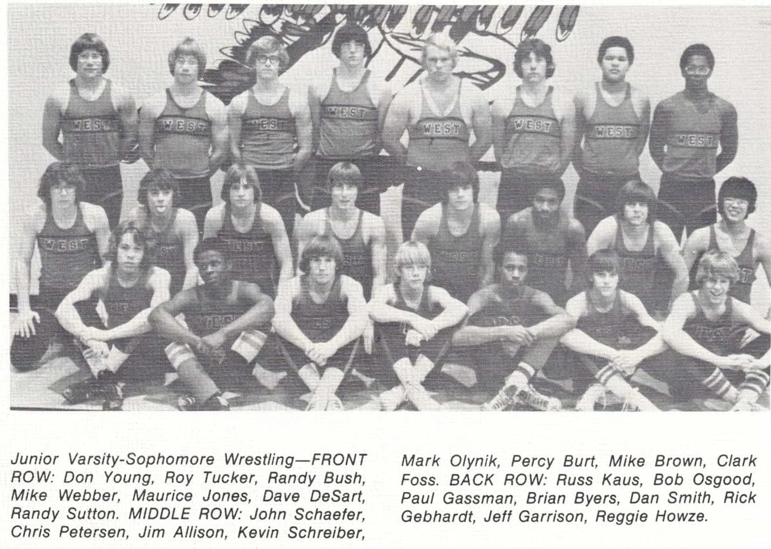 Boys JV Wrestling